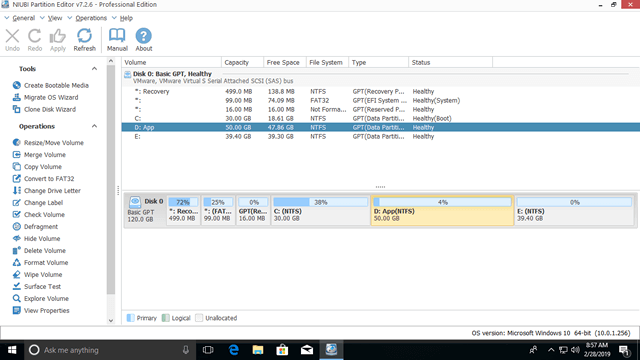メインウィンドウ