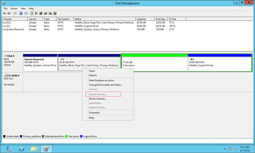 拡張できません